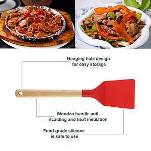 Kitchen accessories cooking kitchen utensils turner Kitchen Gadget non stick heat resistant silicone spatula turner