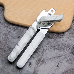 Wholesale Price Stainless Steel Safety Manual Can Opener with Non-slip Handle for Kitchen