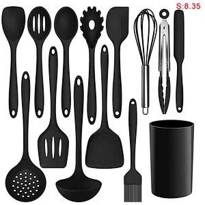 Kitchen Cooking Utensils accesorios de cocina Silicone Spatula silicone kitchen utensil set Cookware kitchen utensils set
