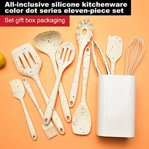 Home and Kitchen Accessories Silicone Kitchenware utensils set Baking Cooking Tools Silicone Kitchen Utensils Set