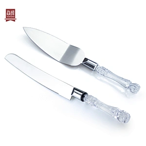 YF Wholesale friendly elegant stainless steel cheese knife for dinner party bread cheese knife set