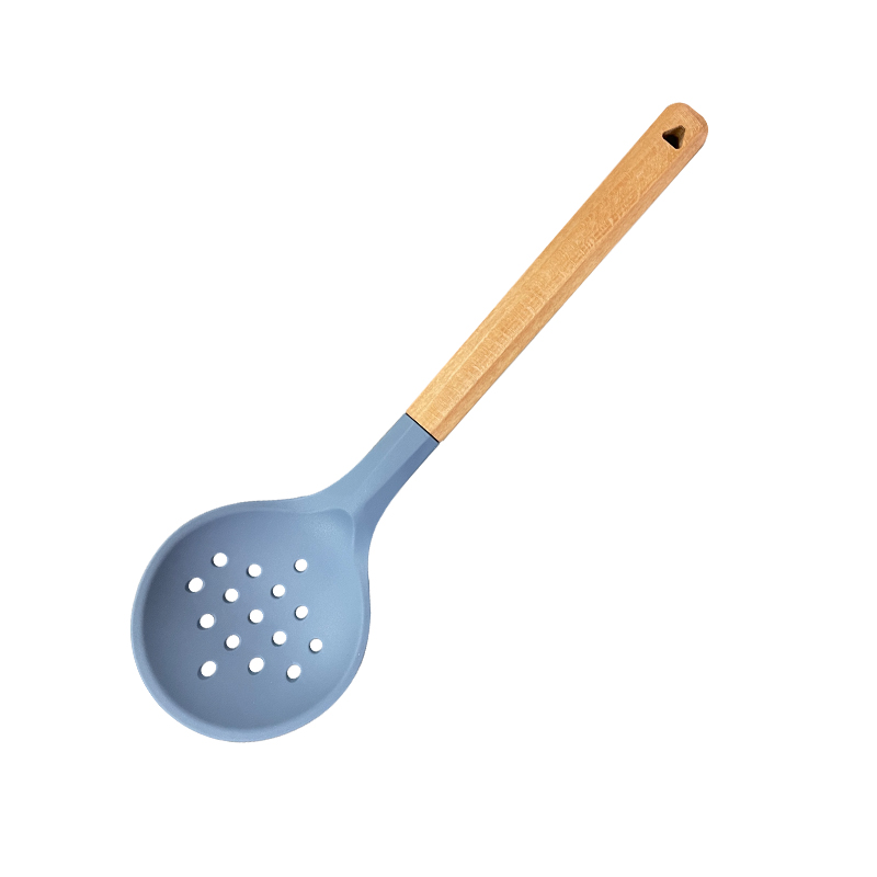 Kitchen Strainer Ladle Slotted Spoon High Heat Resistant Non Stick Cooking Slotted Skimmers For Draining & Frying