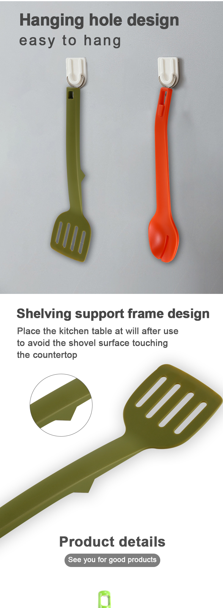 nylon kitchen utensil set