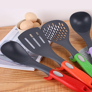 9-piece Nylon Kitchen Cooking Utensil Set Kitchen Utensils Set Rotating Stand accessories Nylon Kitchen Utensils Set
