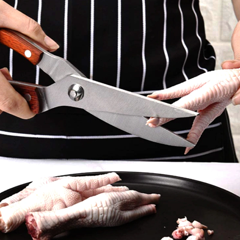 Stainless Steel Kitchen Scissors Multifunction Poultry Bone Cutter Shear Scissors Poultry Shears With Safe Lock scissors