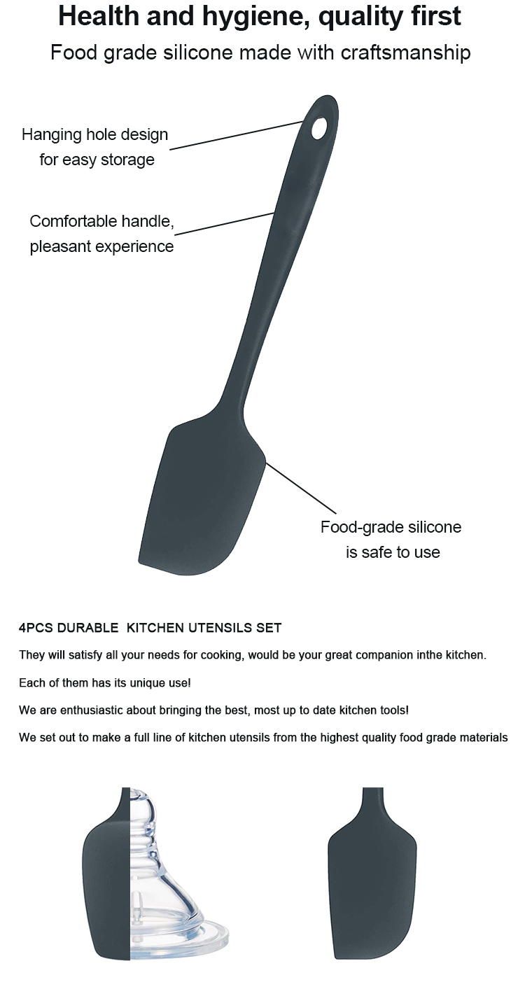 silicone kitchen utensil set