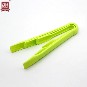 YF High Quality Plastic Food Serving Tongs Multi Usage Kitchen Gadgets Plastic Bread Salad Food Tongs