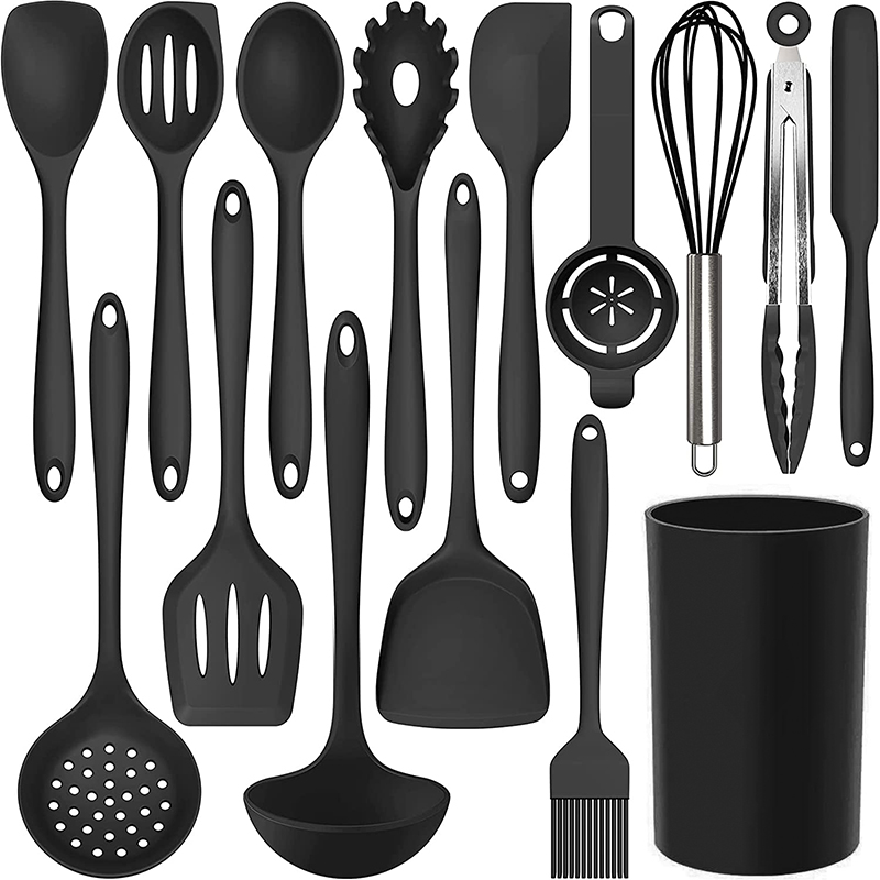 Heat Resistant Kitchen Utensils Gadgets Tools Set Nonstick silicone kitchen accessories Silicone Cooking Utensils Set