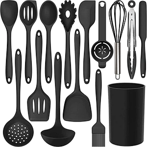 Heat Resistant Kitchen Utensils Gadgets Tools Set Nonstick silicone kitchen accessories Silicone Cooking Utensils Set