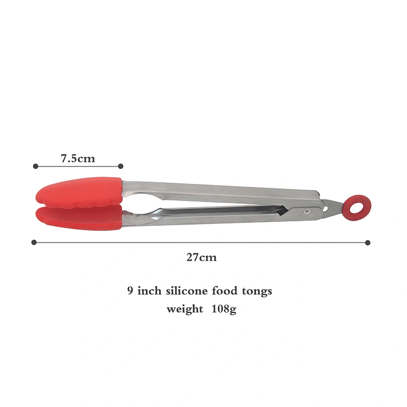 Premium Kitchenware Baking Tool Silicone Tongs for BBQ