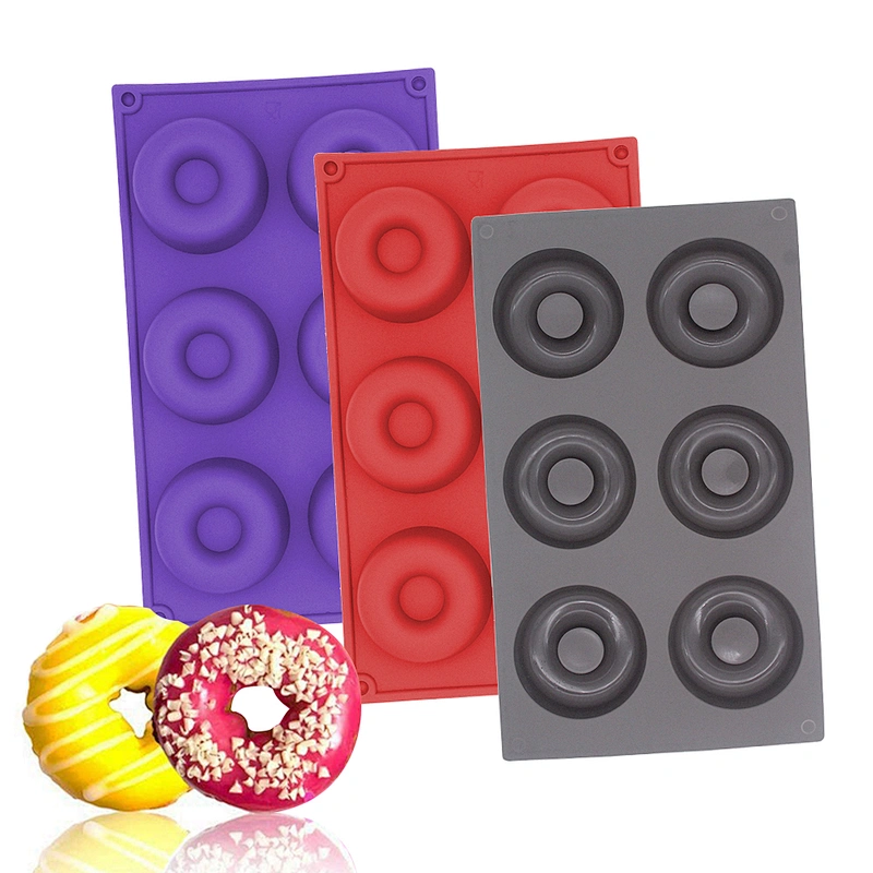 Silicone Cake Molds Round Shape Baking mold kitchen Tool 3D Bread Pastry Mold Pizza Pan DIY Birthday Wedding Party