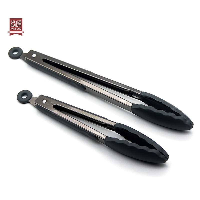 Premium Kitchenware Baking Tool Silicone Tongs for BBQ