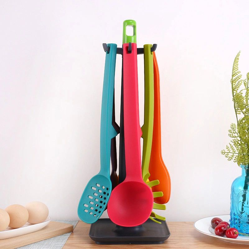 13 pcs Heat Resistant Kitchen Utensil Set High Quality Rotating Stand Accessories Nylon Kitchen Utensils Set