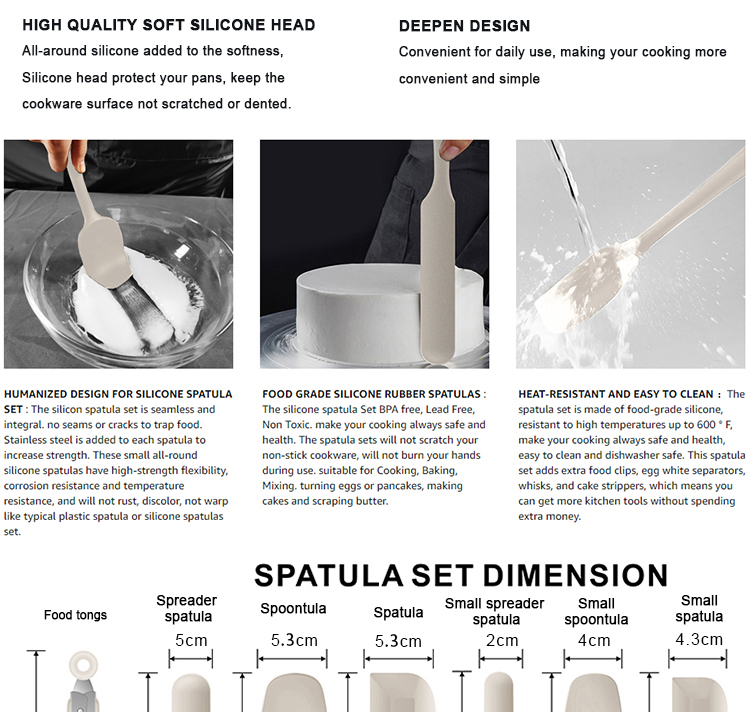 kitchen spatula set