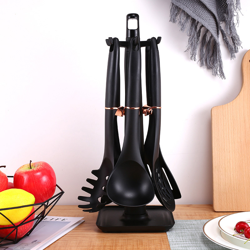 Nylon Kitchen Utensil Set 9 Piece Premium Stainless Steel And Nylon Kitchen Utensil Gadget Tool Set