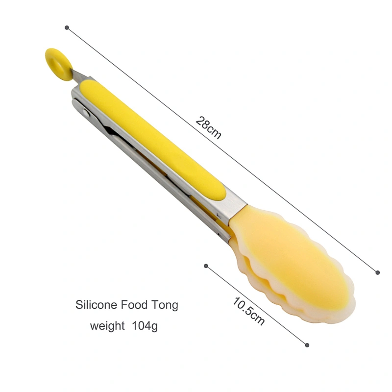 Wholesales Factory BBQ Food Grade Silicone Food Tong
