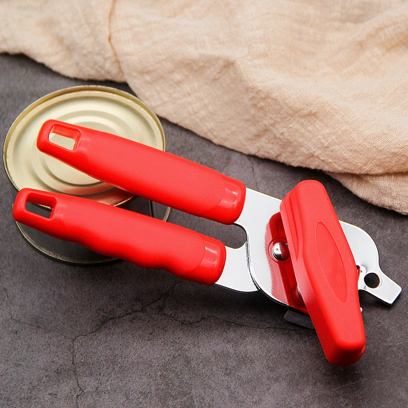Wholesale Kitchen Gadget Red Color Stainless Steel Safety Manual Opener