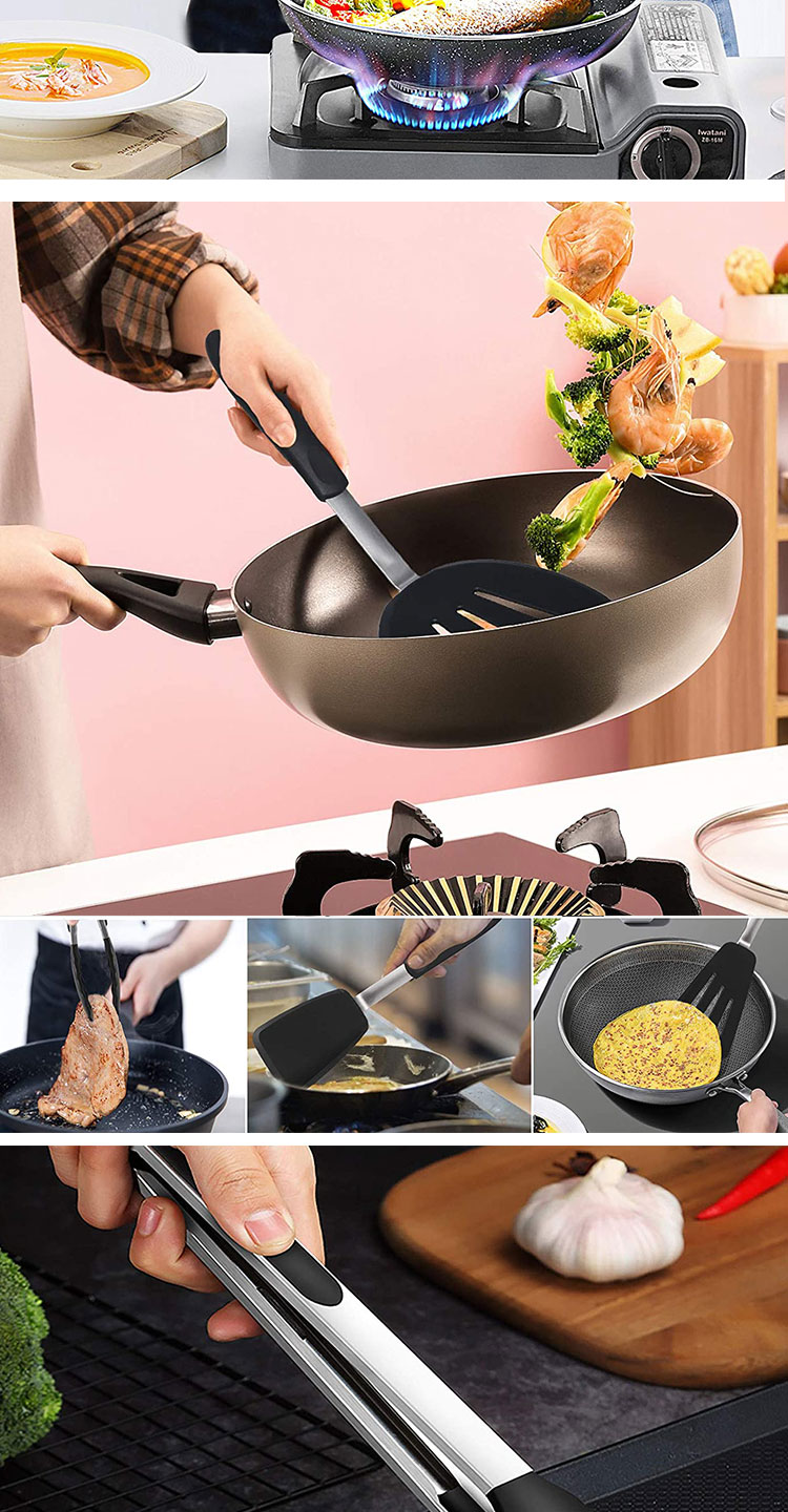 silicone kitchen utensil set