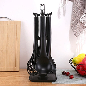 9Pcs Nylon Kitchen Cooking utensils Set baking Utensil and equipment accessories nylon kitchen utensil set