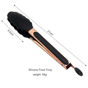 Factory Supply Food Tong BBQ Cooking Tool Stainless Steel Food Tong