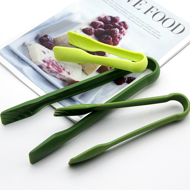 YF High Quality Plastic Food Serving Tongs Multi Usage Kitchen Gadgets Plastic Bread Salad Food Tongs