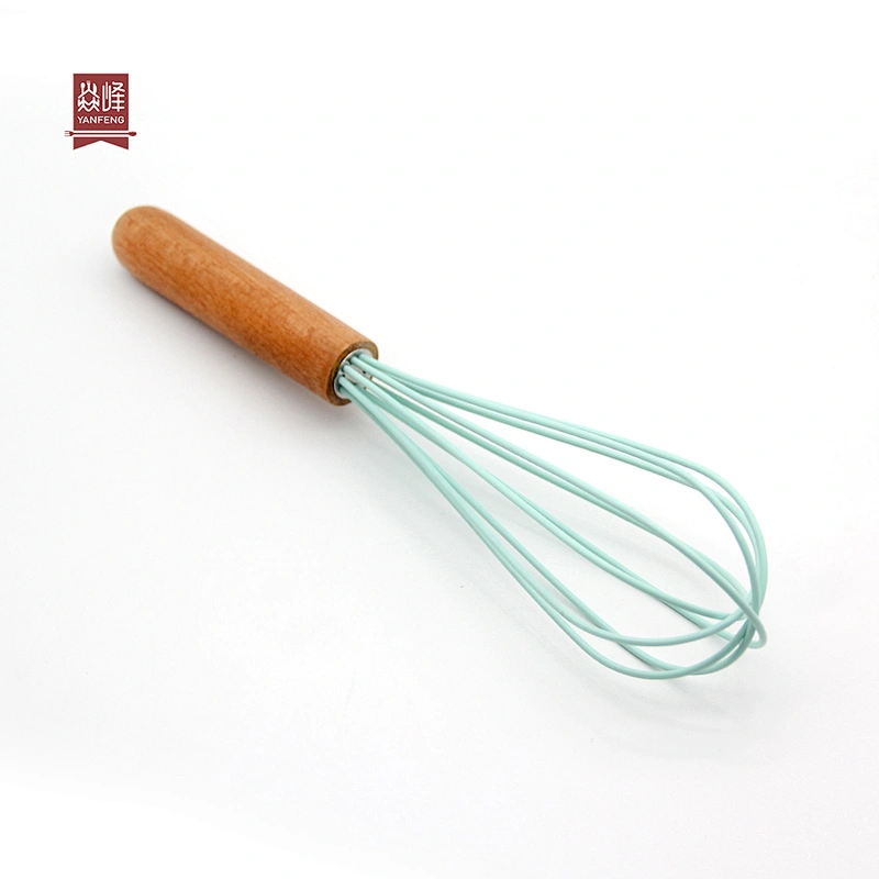 Kitchen gadget food grade manual egg tools silicone Egg Beater Whisk Cooking Baking Egg Tools for Blending Whisking