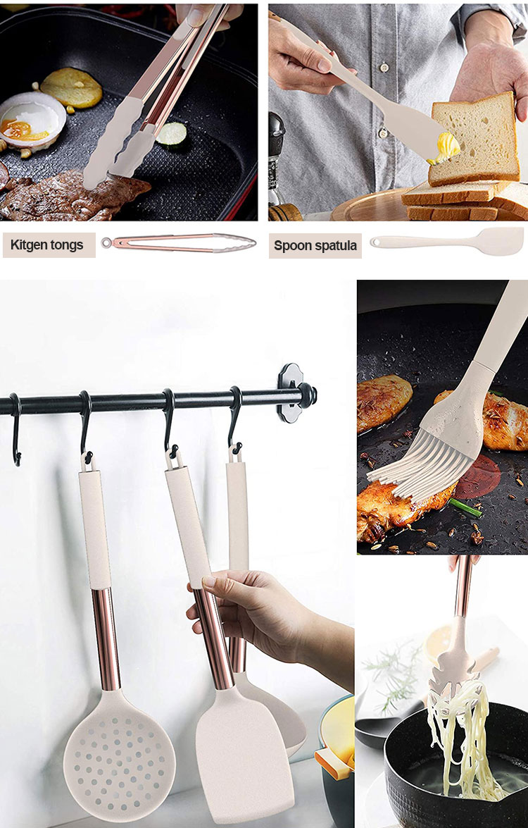silicone kitchen utensil set