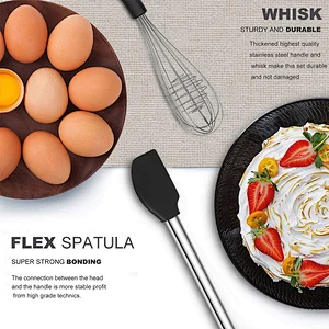 33 pcs kitchen utensil set Nonstick Cookware set Kitchen Gadgets Stainless Steel Handle Spatula Set silicone kitchen accessories