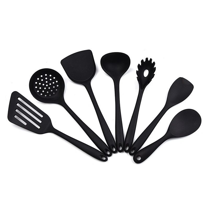 7Piece silicone kitchen accessories utensils set Heat-Resistant Non-Stick Cookware Sets Silicone Kitchen Cooking Utensils set