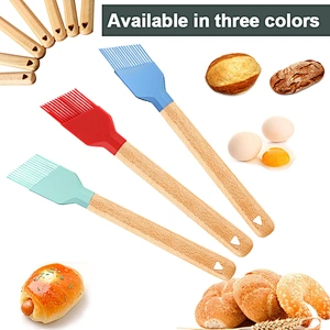 Cake Butter Bread Pastry Baking Tools Silicone Oil Basting Brush Silicone Basting Pastry Brush Oil Brushes
