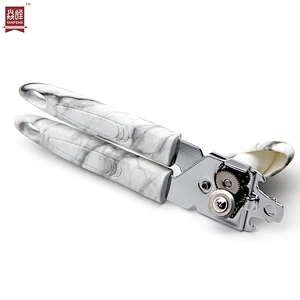 YF Portable Kitchen Gadgets Stainless Steel Marble Manual Can Opener Fit for Various Cans Tin Opener