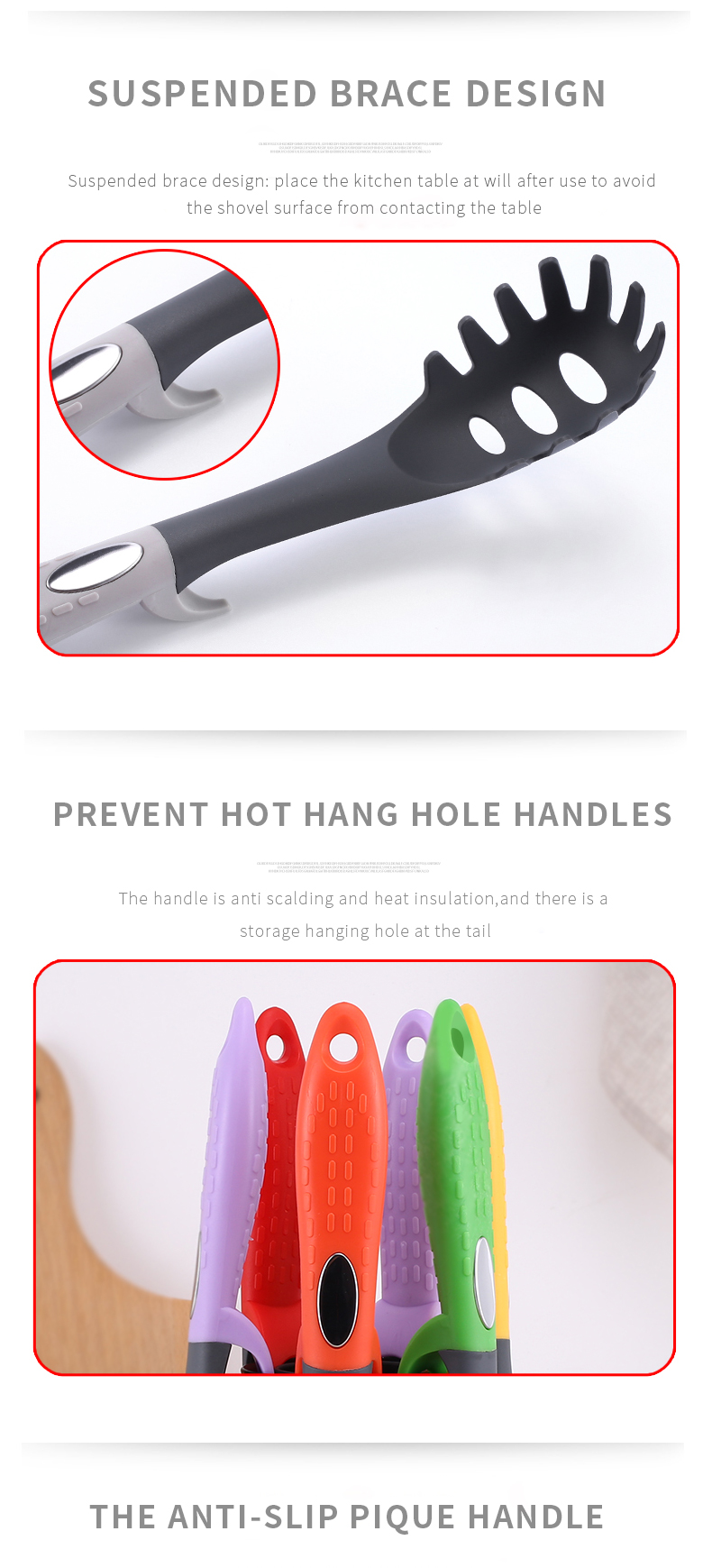 nylon kitchen utensil set