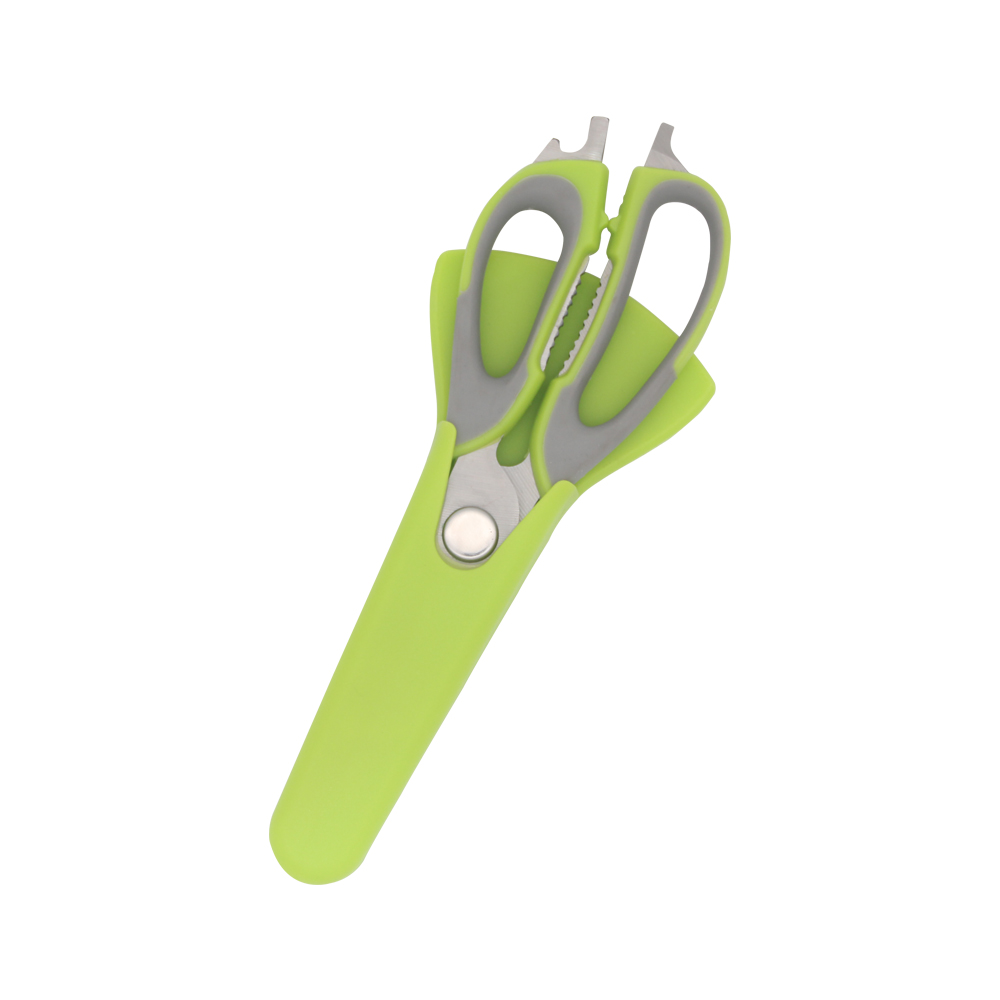 High quality refrigerator kitchen scissors multi with magnetic cover