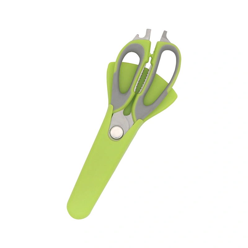 High quality refrigerator kitchen scissors multi with magnetic cover