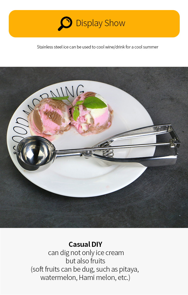 ice cream scoop spoon