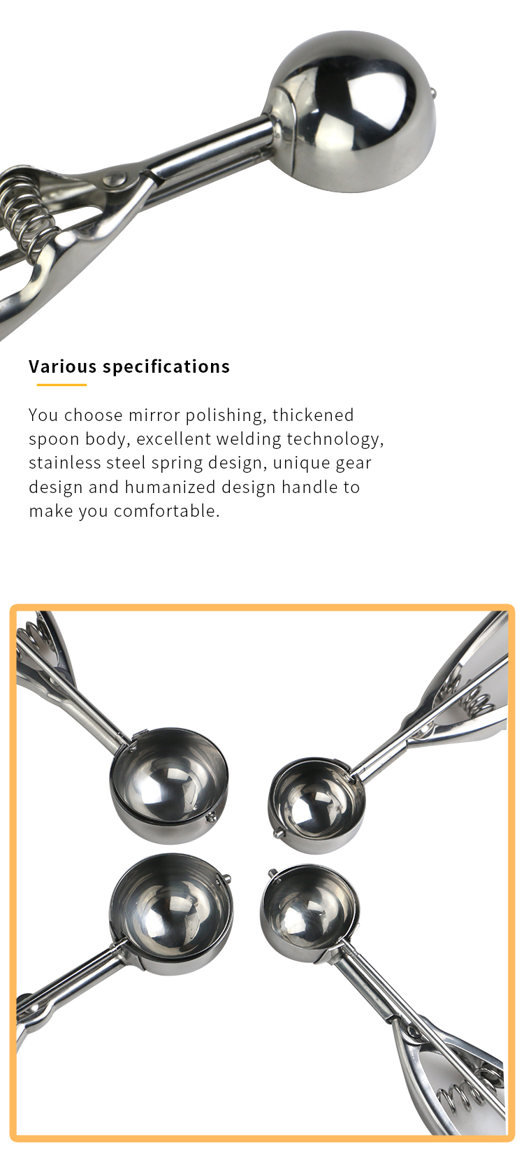 ice cream scoop spoon
