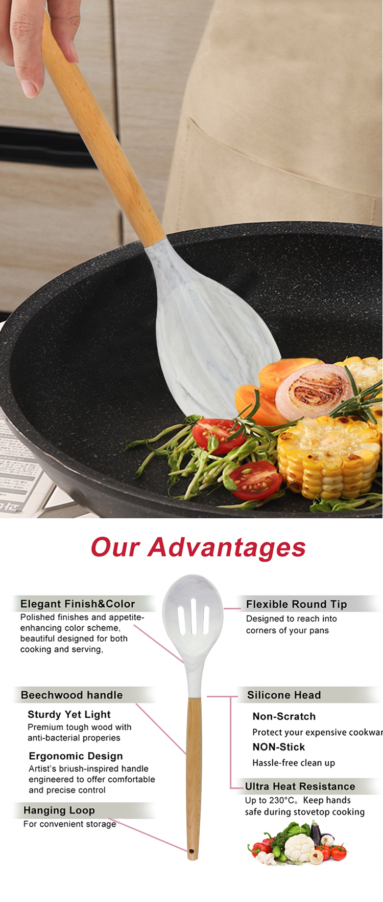 kitchen utensils silicone