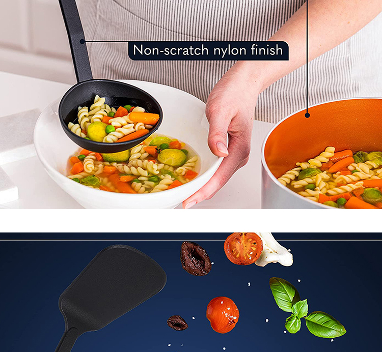 nylon kitchen set utensils