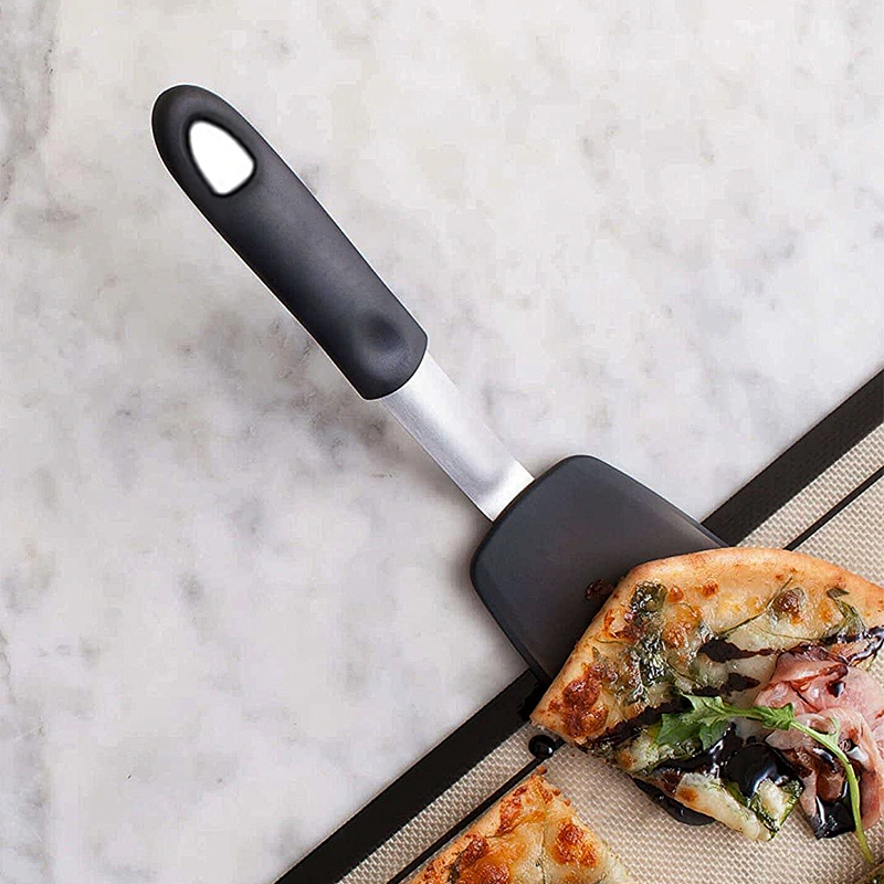 Silicone Turner Spatula Heat Resistant Rubber Kitchen Spatula Ideal for Egg Turners Pancake Kitchen Spatulas