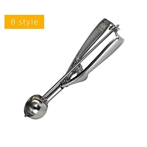 Hot Sales Ice Creem Spoon Stainless Steel Cookie Scoop Ice Cream Scoop with Trigger Fruit Scoop Spoon