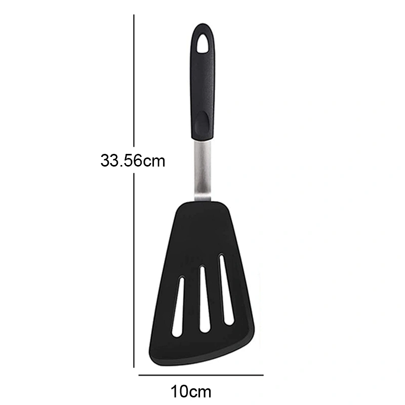 kitchen accessories reusable Silicone egg turner kitchen gadgets nonstick cookware custom silicone turner spatula for kitchen