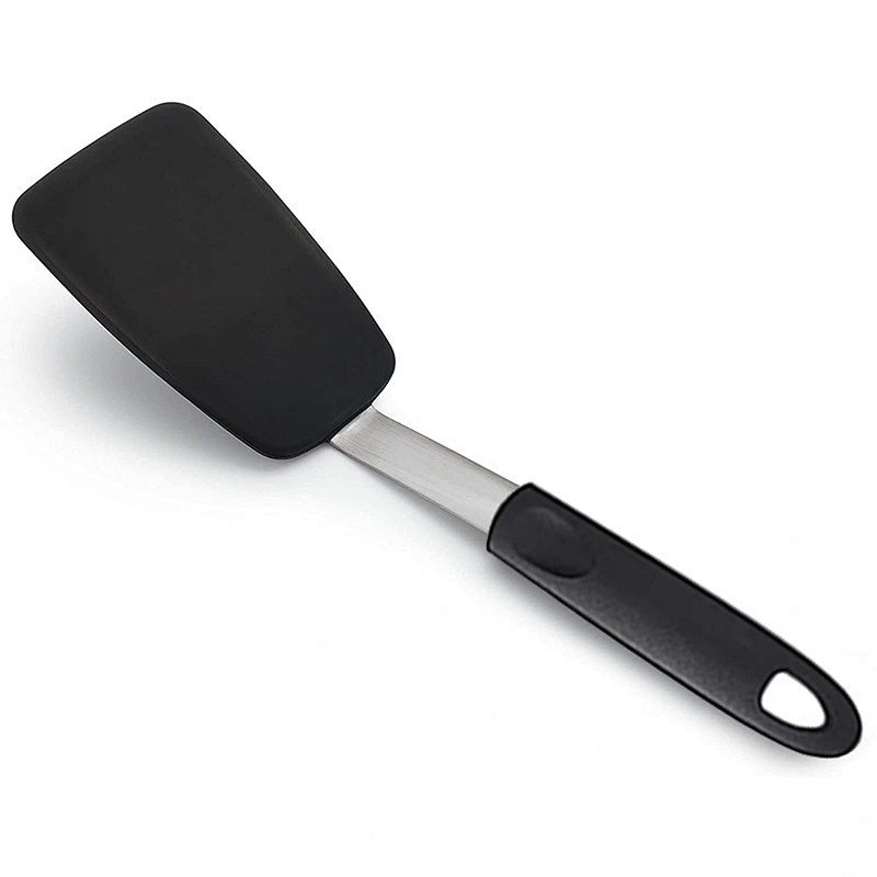 Silicone Turner Spatula Heat Resistant Rubber Kitchen Spatula Ideal for Egg Turners Pancake Kitchen Spatulas