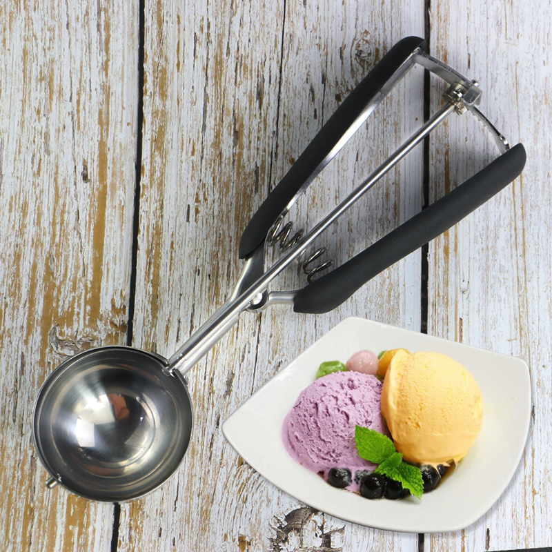 Amazon Top Seller Ice Cream Tools Kitchen Accessories Ice Cream spoon Food Grade Stainless Steel Ice Cream Scoop