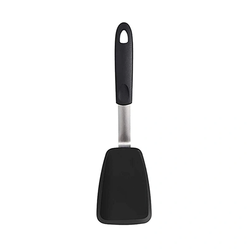 Silicone Turner Spatula Resistant Flexible Rubber Kitchen Cooking Utensil Egg Turner Pancake Flippers Pile Turner