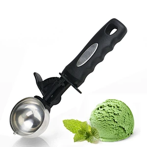 Watermelon Fruit Scoop Tools ice cream spoon Custom large Stainless steel ice cream scoop with Trigger Release