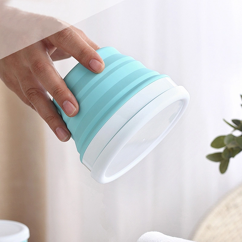 New Food Grade Silicone Collapsible Portable Bowl Travel Outdoor Activities Can With Folding Bowl Home Outdoor Bowl