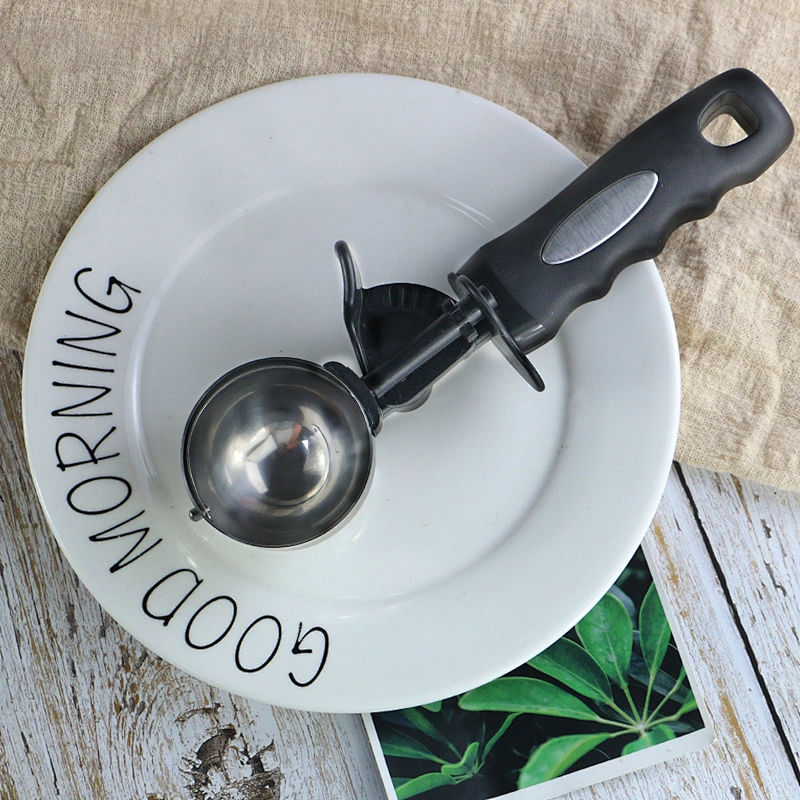 Watermelon Fruit Scoop Tools ice cream spoon Custom large Stainless steel ice cream scoop with Trigger Release
