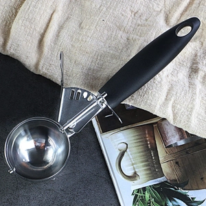 Amazon Hot Seller Stainless Steel Ice cream spoon Creative Coffee Spoon dessert spoon Kitchen Accessories Ice Cream Scoop