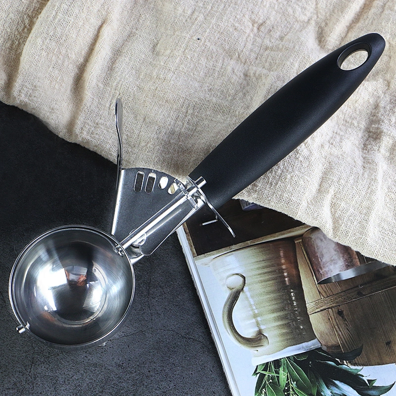 Amazon Hot Seller Stainless Steel Ice cream spoon Creative Coffee Spoon dessert spoon Kitchen Accessories Ice Cream Scoop