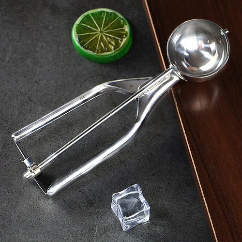Wholesale Hot Sale Stainless Steel Cookie Scoop Non stick Anti-Freeze Scooper Spoon Ice Cream Scoop